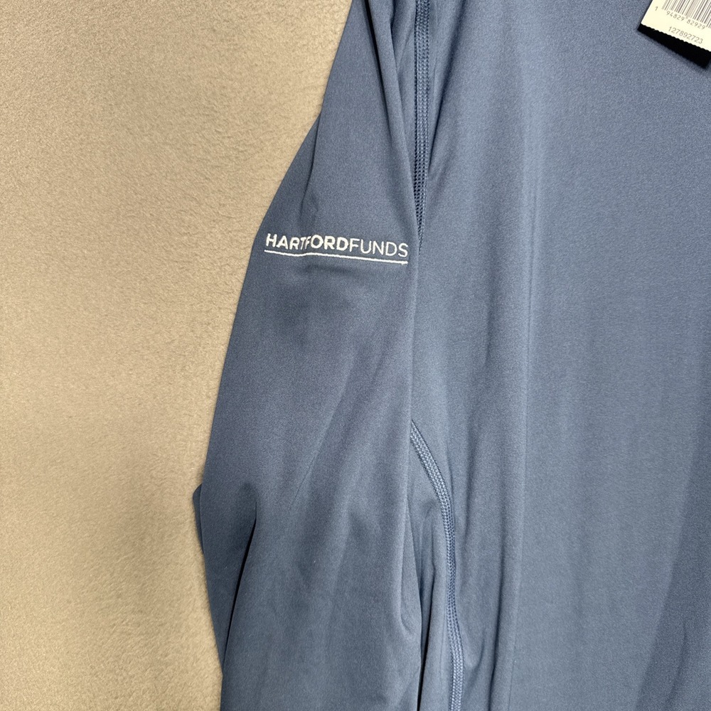 Adidas Hoodie 1/4 Zip Mens Sz XL Primegreen Pullover Golf Sweatshirt Athleisure‎ - Picture 2 of 12